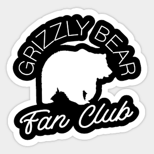 Grizzly Bear Fan Club - Grizzly Bear Sticker